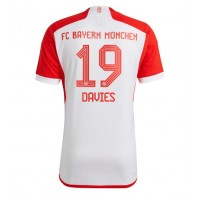 Fotballdrakt Herre Bayern Munich Alphonso Davies #19 Hjemmedrakt 2023-24 Kortermet